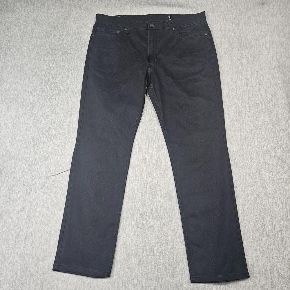 Levis 511 Jeans Mens 38x30 Black Slim Tapered Stretch All Seasons Tech